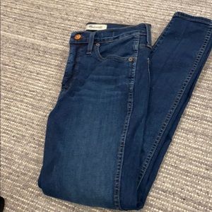 Madewell 10 inch high rise skinny